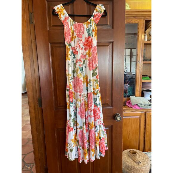 ABEL THE LABEL MAXI SUN DRESS MEDIUM - Picture 1 of 3